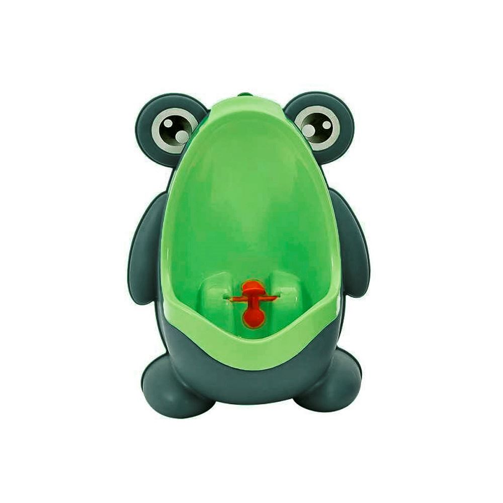 Urinario ranita verde entrenador para niño